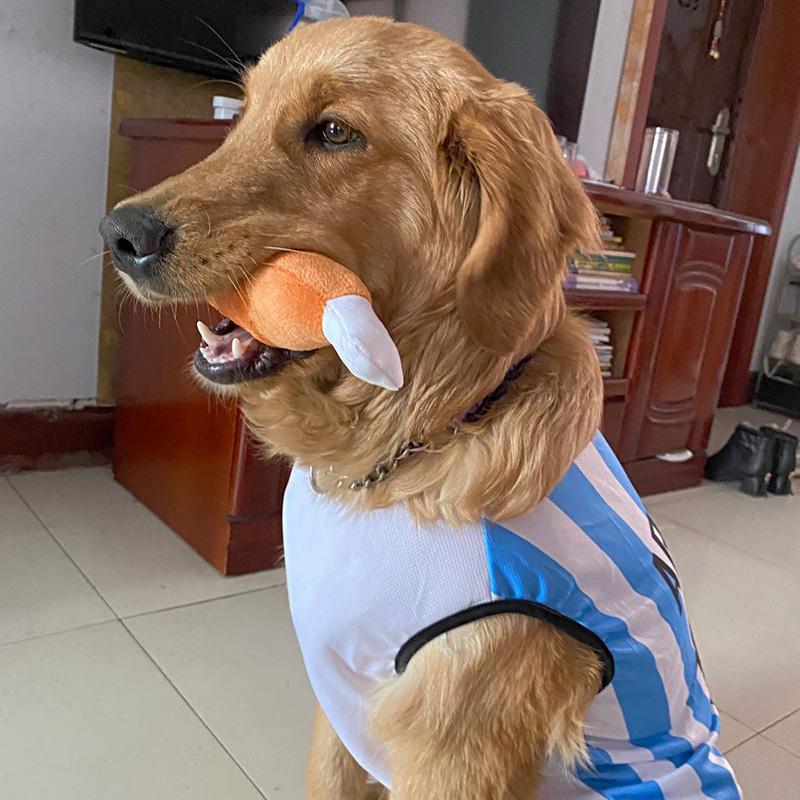 Double Bones Chicken Legs Cotton Toys Vocal Pet Dog Cat Toy Supplies Toy Dog Molar Puppies Medium Large Dog Bite Resistant Chewing Play Fun Toys