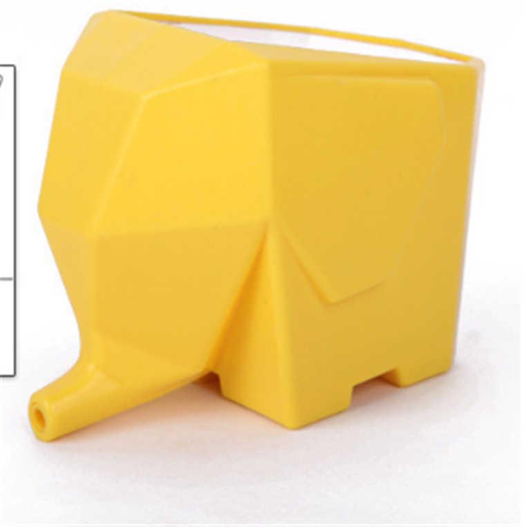 Creative Elephant Shape Kitchen Plastic Chopsticks Box Tube Tableware Storage Box Flower Pot