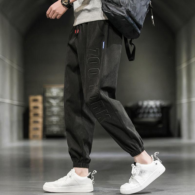 Men's Autumn and Winter Trousers, Leisure Sports, All-match Footwear Trend, Thickened Winter Trousers
