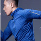 Fitness Sports Jacket Men's Breathable Tight-fitting Quick-drying Hooded Sweater Zipper Basketball Sportswear Casual Jacket