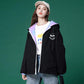Reversible Jacket Women Loose Spring and Autumn Baseball Uniform Jacket Double-sided Wear Top