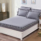 Skin-friendly Printing Mattress Protector Three-piece Set of Cotton Bedspread and Pillowcase Bedding