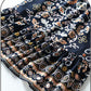 Ethnic Print Silk Dress Summer Round Neck Loose Plus Size Knee-length Light and Cool Floral A-line skirt