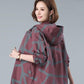 Spring and Autumn Printed Middle-aged and Elderly Large Size Loose and Thin Jacket Hooded Mother's Wear Jacket Women
