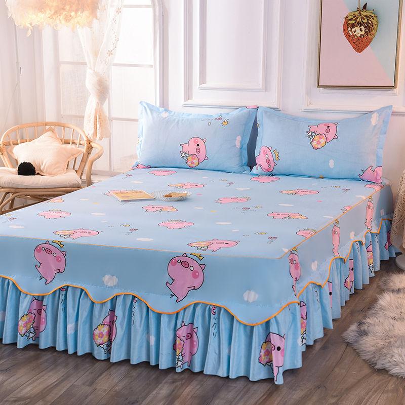 Simmons Bedspread Bed Skirt Bed Cover Single Piece Bed Sheet Bed Skirt Single Piece Bedroom Household Single-piece Sanding Bed Skirt