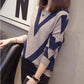 Autumn and Winter Round Neck Women's Sweater Loose Thick Casual Bottoming Sweater