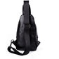 Chest Bag Men Black Multi-pocket Headphone Hole Messenger Bag Outdoor Sports Fitness Shoulder Bag