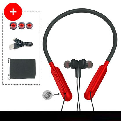 Sports Bluetooth 5.0 Headset Wireless Sports Running Hanging Neck Headphones Earphones ios android