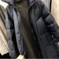 Winter Mid-length Thick Black Down Jacket Korean Version Loose Down Jacket Women Plus Size Fashion Warm Jacket Trend