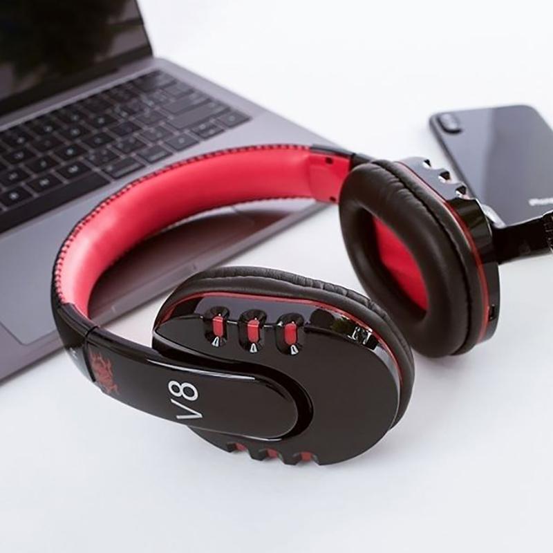 Wireless Bluetooth Headset Head-mounted Gaming Karaoke Headset with Microphone Computer Universal Noise Reduction Mobile Headset