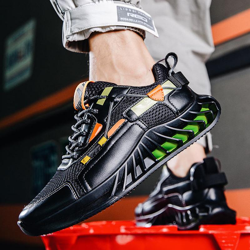 Summer Mesh Breathable Men's Shoes Blade Sneakers Men's Casual All-match Running Shoes