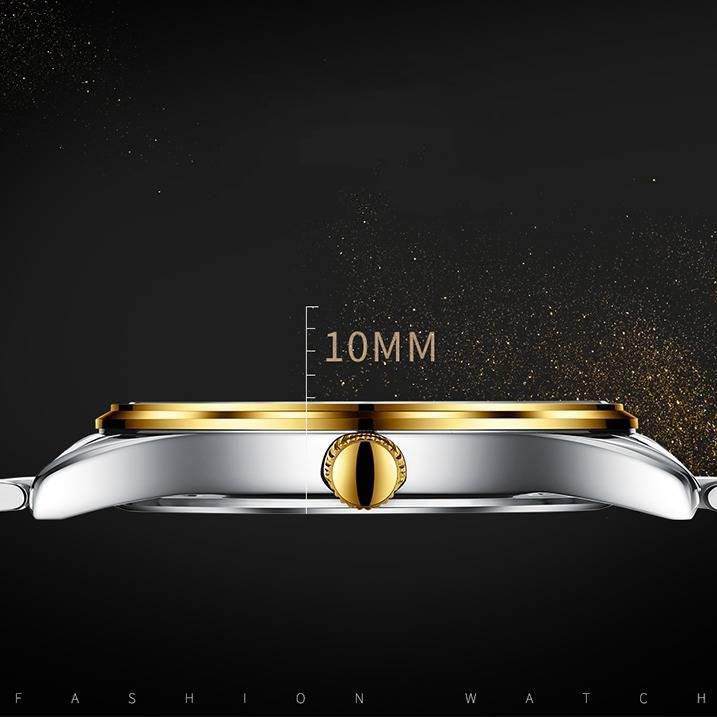 Wrist Watch Men's Fashion Military Stainless Steel Sports Quartz Analog Wrist Watch