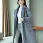 Fashionable Temperament Mid-length Fur Lamb Velvet Women's Cotton-padded Coat Winter Elegant Plus Velvet Thick Warm Suede Coat