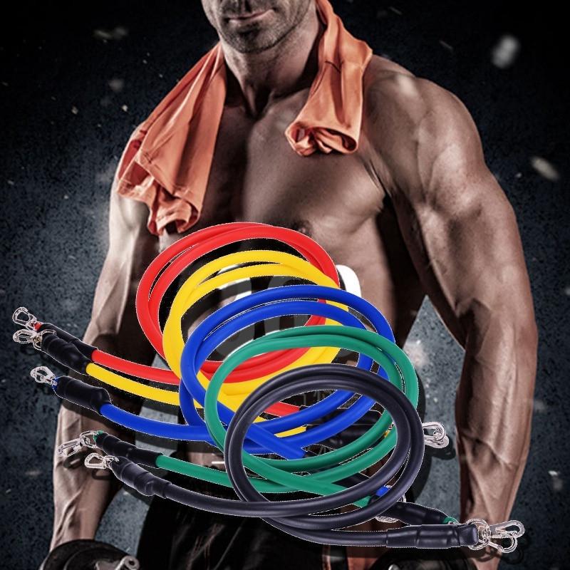Tension Rope Home Fitness Elastic Rope Chest Expansion Training Fitness Equipment Male Elastic Band Home Weight Loss Resistance Band