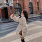 Jacket Women's Fall/winter Down Cotton Jacket Loose Korean Mid-length Section Waist Thickened Bright Silk Cotton Jacket Winter Thick Coat Cute