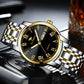 Men Mechanical Watches Multifunctional Automatic Watch Complete Calendar Gold Clock