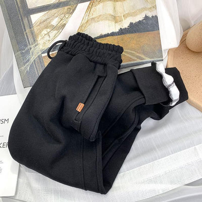 Spring and Autumn Thin Sports Pants Women Korean Style Loose High Waist Casual Harem Pants High Waist Casual Harem Pants