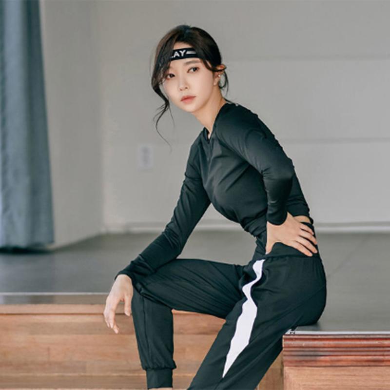 Plus Size Women's Sports Suits Loose Casual Shorts Running Clothes Long-sleeved Fitness Clothes Yoga Clothes Set