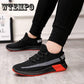Spring Breathable Large Men's Sports Raised Round Head Flat Heel Lace Up Mesh Shoes