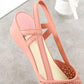 Fashion Sandals Female Summer Hollow Slope with Breathable Soft Bottom Plastic Sandals Travel Non-slip All-match Fairy Shoes