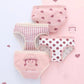 4 Pieces/Lot 2-14Y Children Underwear High Quality Cotton Girls Panties Cute Pattern Kids Boxer Briefs Child Soft Girl Pants