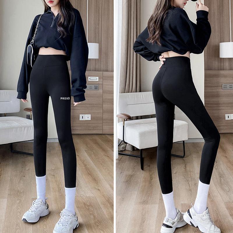 Plus Velvet/thin Shark Pants Women's Outer Wear Leggings Barbie Pants Black Tight Elastic Yoga Pants Fitness Jogging Pants Trousers