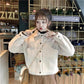 Winter Loose Plus Velvet Thick Fur One Grain Fleece Coat Fashion Trend Sexy Short Lamb Wool Female Coat