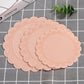 6 Pieces of Lace Hollow Insulation Mat Placemat Plate Mat Household Anti-scalding Pad Coaster