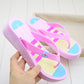 High-heeled Flip Flops Women's Summer Clip-foot Thick Bottom Simple Non-slip Lightweight Foam Increased Beach Sandals Female High-heeled Sandals