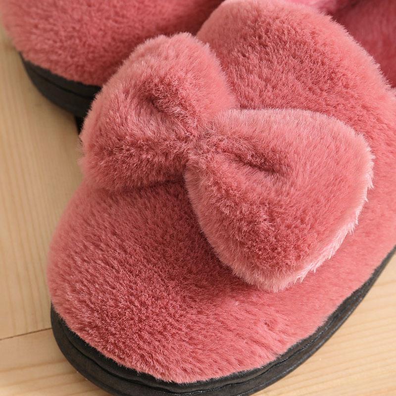 Autumn and Winter Cotton Slippers Women's Bag with Indoor Thick Bottom Non-slip Cute Warm Shoes