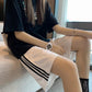 Sports Casual Shorts Women's Summer High Waist Running Loose Five-point Pants