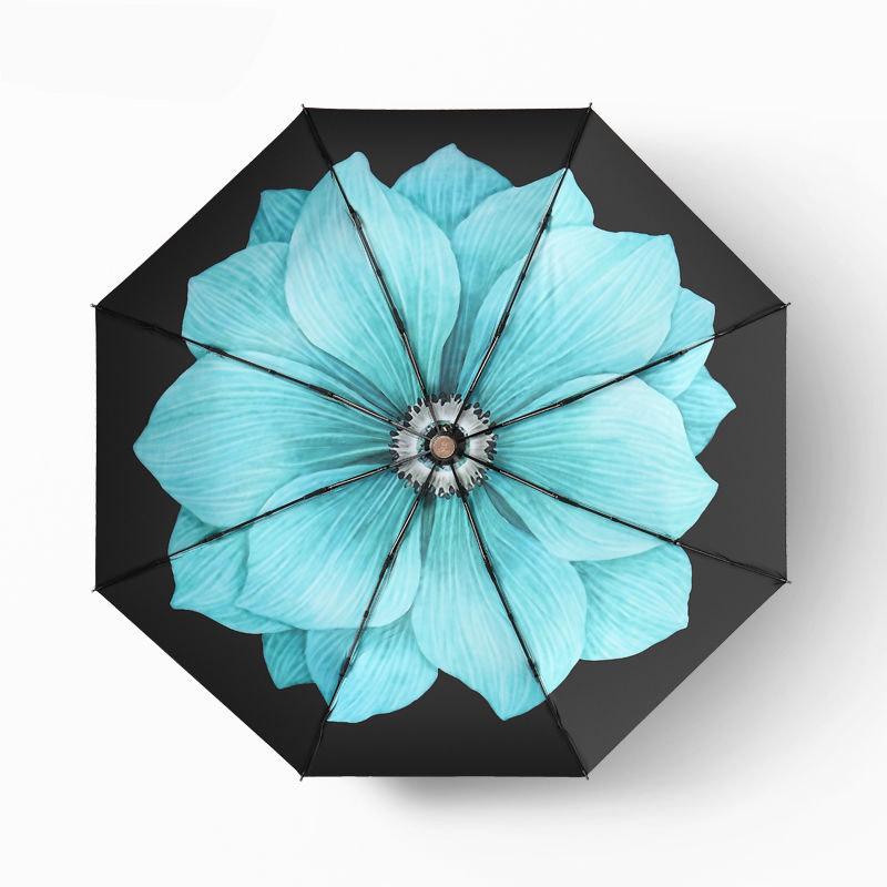 Ultra-light Daisy Sun Umbrella Sunshade UV Protection Female Folding Sunny Umbrella Dual-use Sunscreen 50% Umbrella