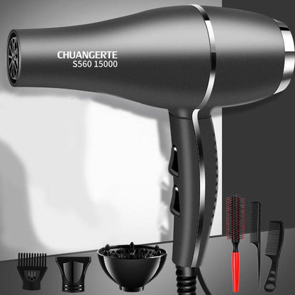 1200W Home Hair Dryer Set Blu-ray Care Hot/cold Hair Dryer High-power Hairdressing Machine