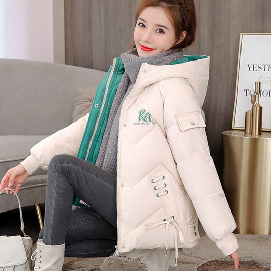 Winter Short Ladies Down Padded Jacket Fashion Loose Padded Jacket Thickened Ladies Padded Jacket