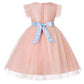 Princess Dress Dress Net Gauze Dress Wedding Flower Girl Dress Performance Clothing Christmas Spring and Summer Children's Clothing