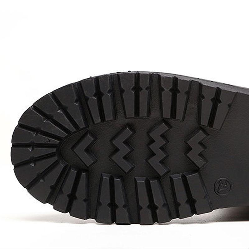 Winter Snow Boots Women's Mid-tube Mid-heel Plus Velvet Padded Non-slip Thick-soled Warm Cotton Boots