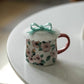 British Floral Ceramic Mug Breakfast Cup Couple Cup Milk Cup Breakfast Cup