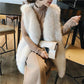 Korean Version of The Imitation Fur Vest Mid-length Fox Fur Women's Jacket Autumn and Winter Rabbit Fur Waistcoat Vest
