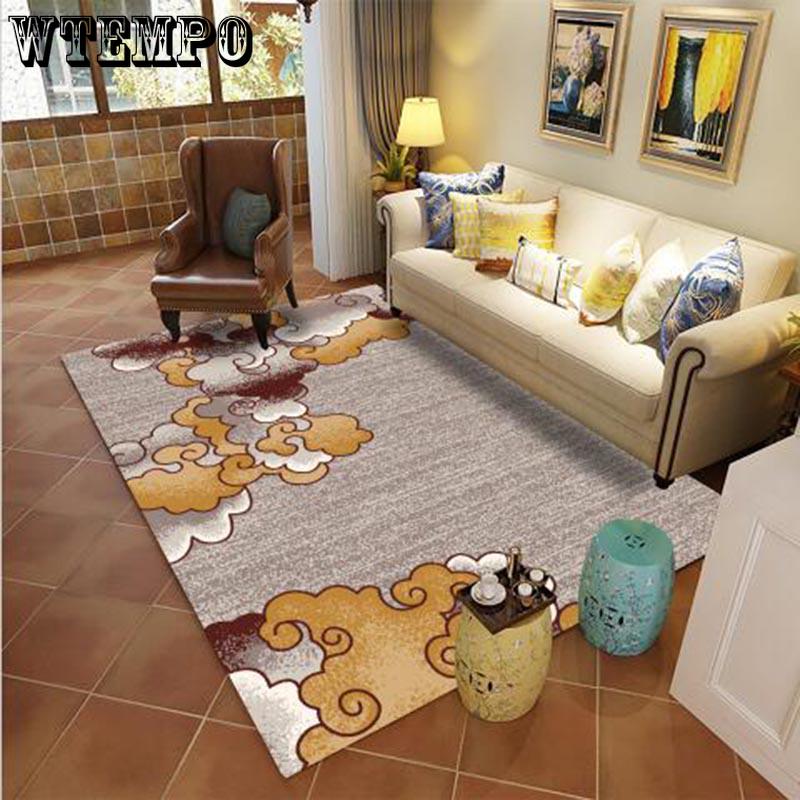Rustic Style Bedroom Study Rectangular Big Size Carpet Large Area Carpets for Living Room Soft Rugs