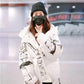 Bear Down Jacket Women's Lovers Wear Men's Space Astronaut Jacket Short