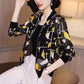 Long Sleeve Jacket Summer Women's Loose Jacket Casual Sunscreen Thin Print Baseball Uniform Elegant Mesh Thin Jacket All Match Short Jackets