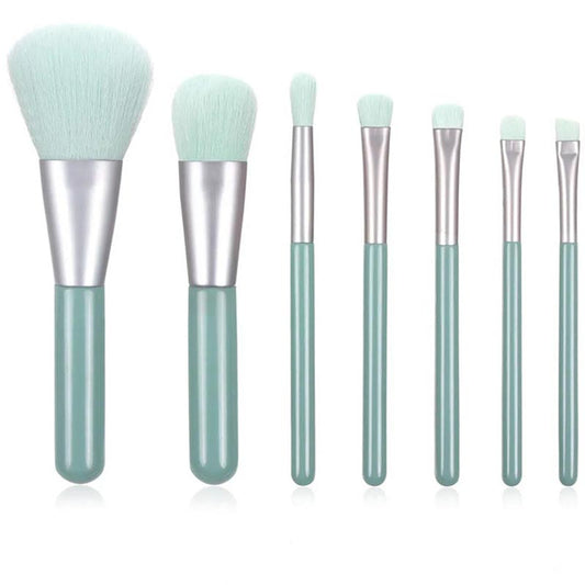7 Piece Portable Soft Makeup Brush Set, Eye Shadow Foundation Powder Eyelash Lips Concealer Blush Makeup Brush Set