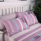 A Pair of Pure Cotton Pillowcases Children's Adult Bedding Simple Striped Pillow Core Cover 48*74cm