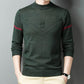 Men's Sweater Knit Sweatershirts Long-sleeved Slim Bottoming Sweater Autumn Casual Young Men's Plus Size Sweater