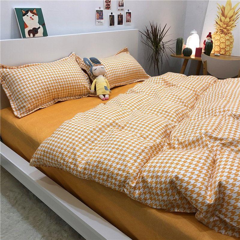 Fashion Simple Style Home Bedding Sets Bed Linen Duvet Cover Flat Sheet Winter King Queen Twin