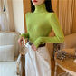 Autumn Winter Sweater Women Turtleneck Sweaters Knitted Jumper Solid Long Sleeve Slim Pullover Sweater Women Korean Fashion Basic Top Clothes