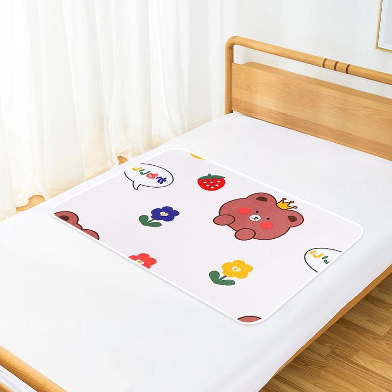 Menstruation Mature Waterproof Can Be Washed Big Aunt Mat Adult Female Student Leak-proof Case Fake Menstrual Mattress Baby Mat