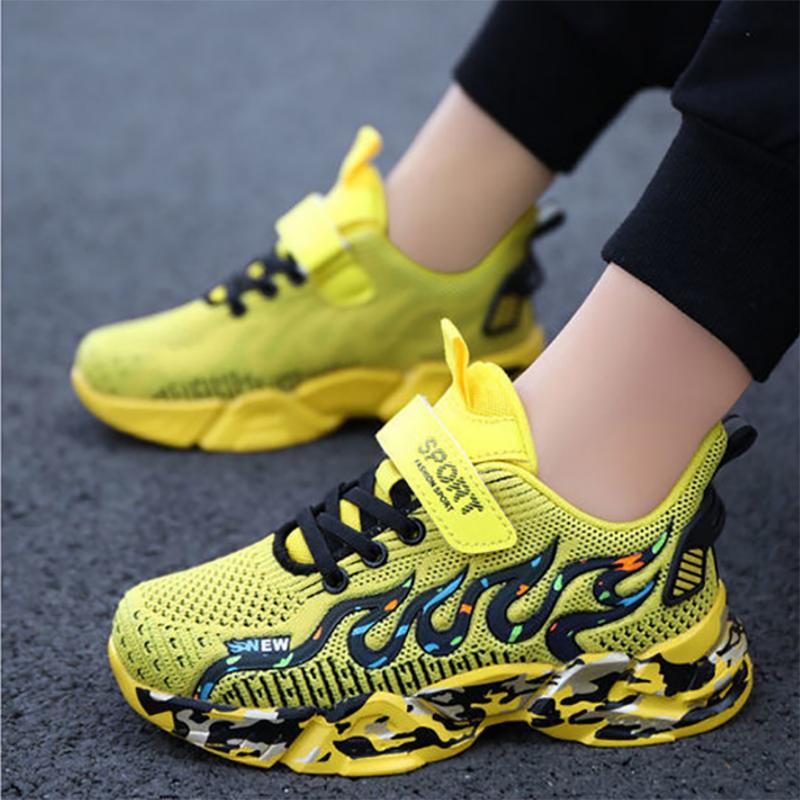 Unisex Children's Sports Shoes Comfortable and Lightweight Sports Running Shoes Breathable Non-slip Net Shoes