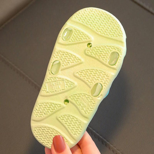 Children's Sandals  Slippers Summer Cartoon Home Bathing Bathroom Non-slip Soft-soled Beach Shoes  Boys and Girls
