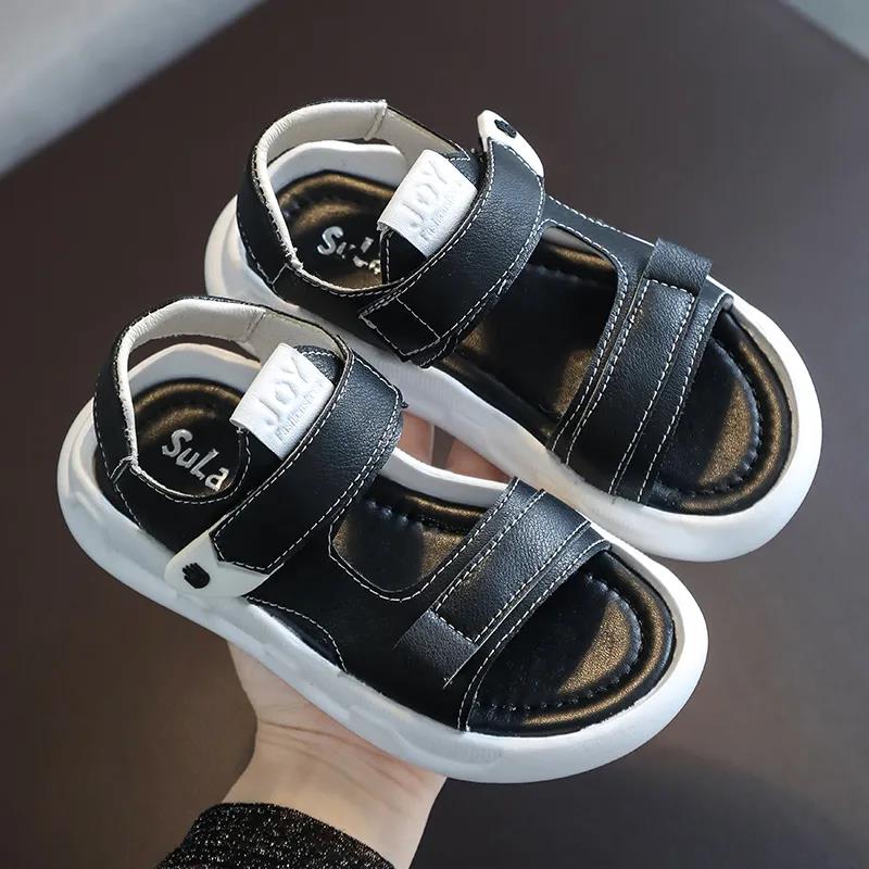 Boys Sandals In Summer Soft Sole Outdoor Light Sandals Big Boys Anti-slip Flat Casual Sandals